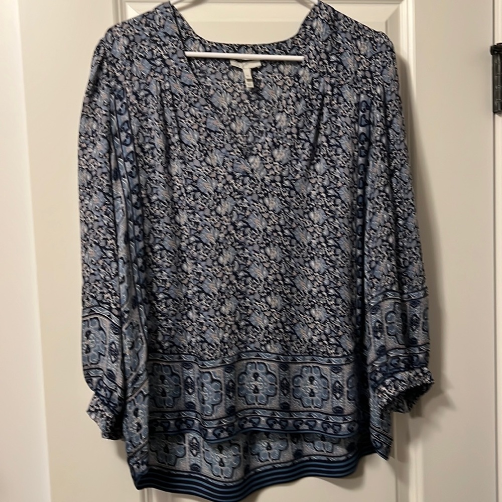 Blue print Joie blouse